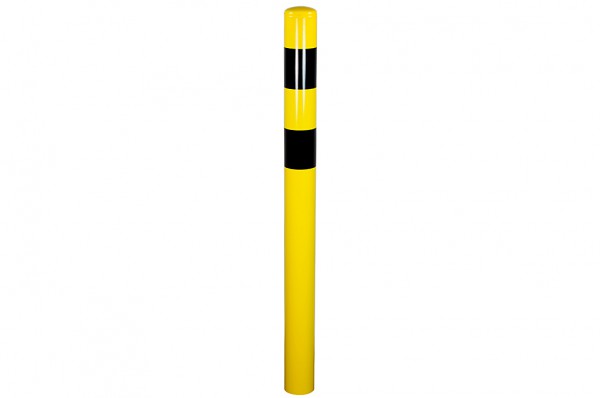 Afschermpaal geel/zwart 159 x 2000 mm.